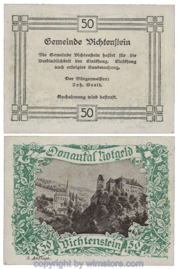 Donautal, G0127j160, 50 Heller; 1-