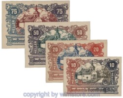 Dornbach, G0132a, Serie 10, 20, 50, 75 Heller; 1-