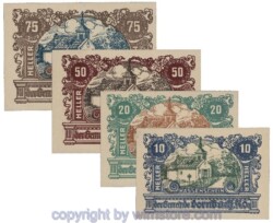 Dornbach, G0132c, Serie 10, 20, 50, 75 Heller; 1