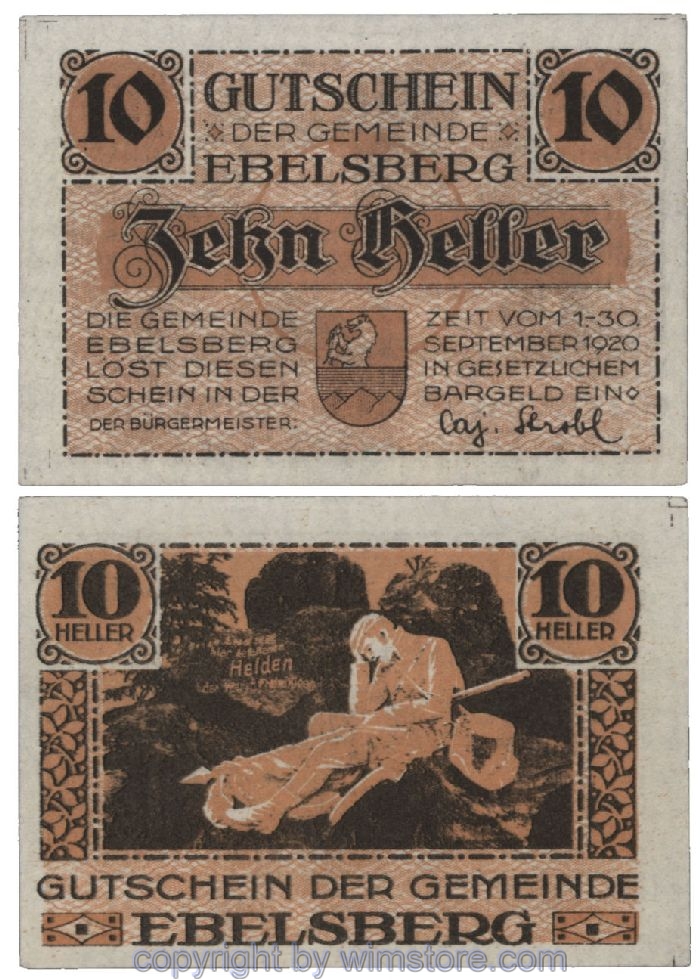 Ebelsberg, G0140Ib, 10 Heller; 1