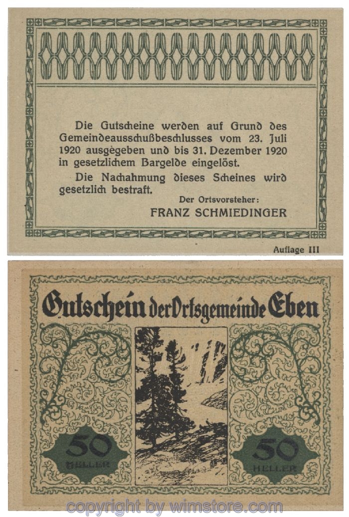 Eben, G0141IIc, 75 Heller; 1