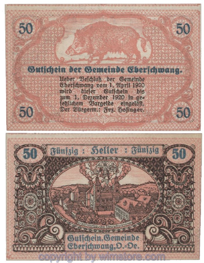 Eberschwang, G0145c, 50 Heller; 1
