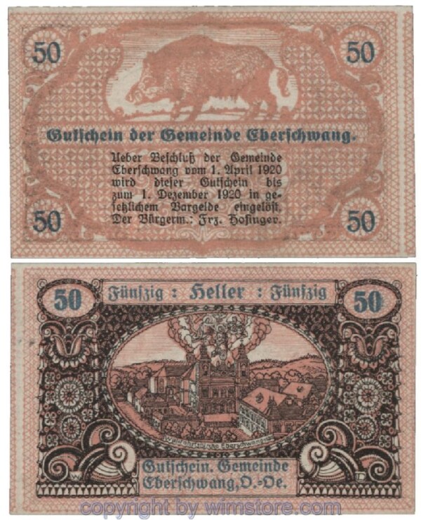 Eberschwang, G0145d, 50 Heller; 1