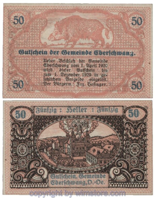 Eberschwang, G0145e, 50 Heller; 1