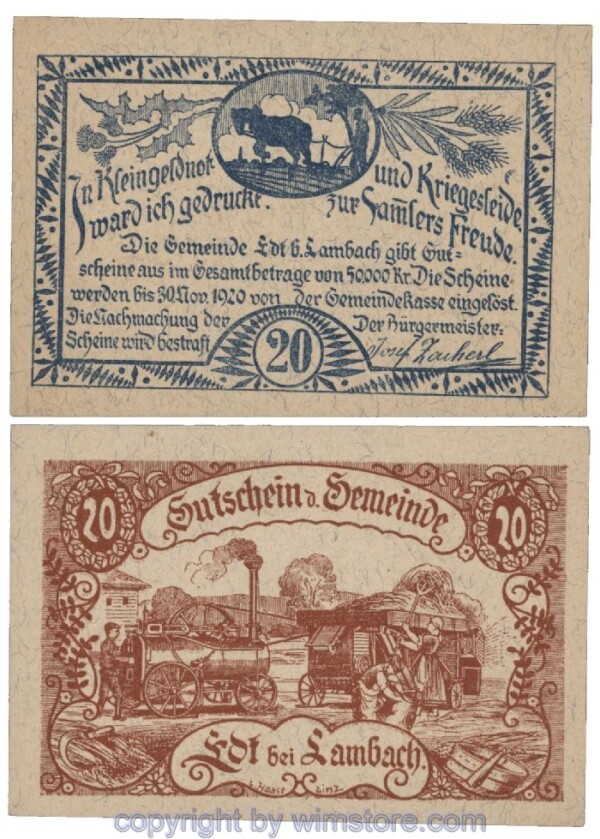 Edt bei Lambach, G0151b, 20 Heller; 1