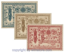 sn102840 Edlbach, G0150a, Serie 10, 20, 50 Heller; 1