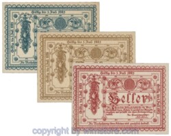 sn102841 Edlbach, G0150a, Serie 10, 20, 50 Heller; 1-