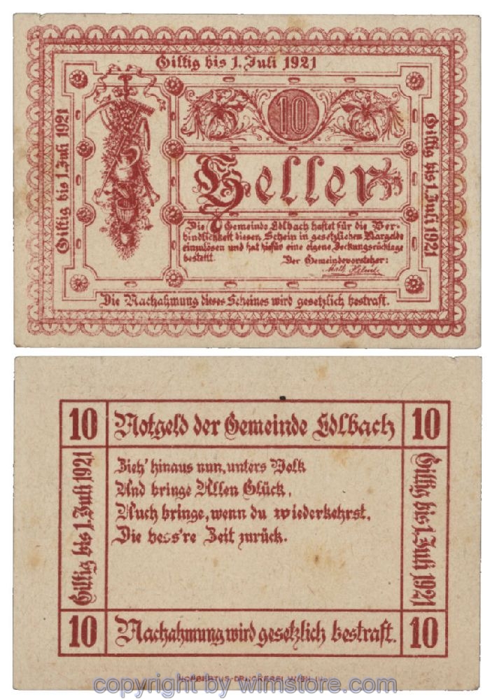 Edlbach, G0150a, 10 Heller; 1-