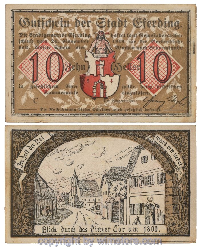 Eferding, G0152I10a, 10 Heller, C; 2