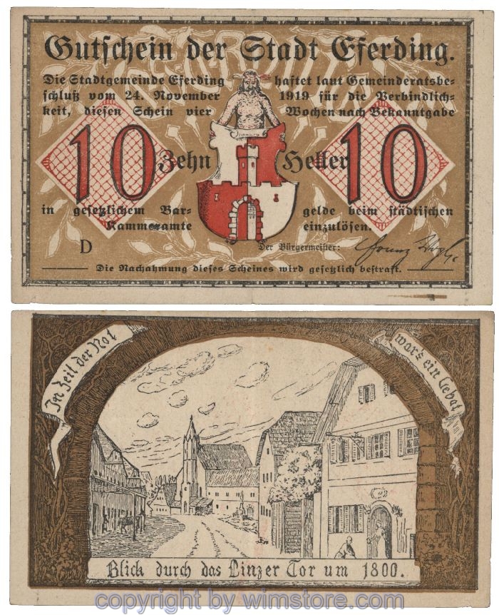 Eferding, G0152I10a, 10 Heller, D; 2