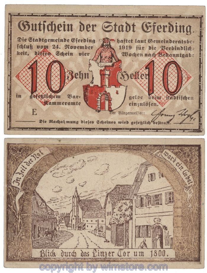 Eferding, G0152I10a, 10 Heller, E; 2