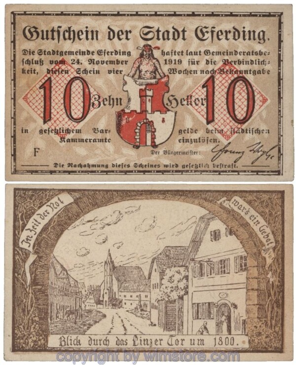 Eferding, G0152I10a, 10 Heller, F; 2