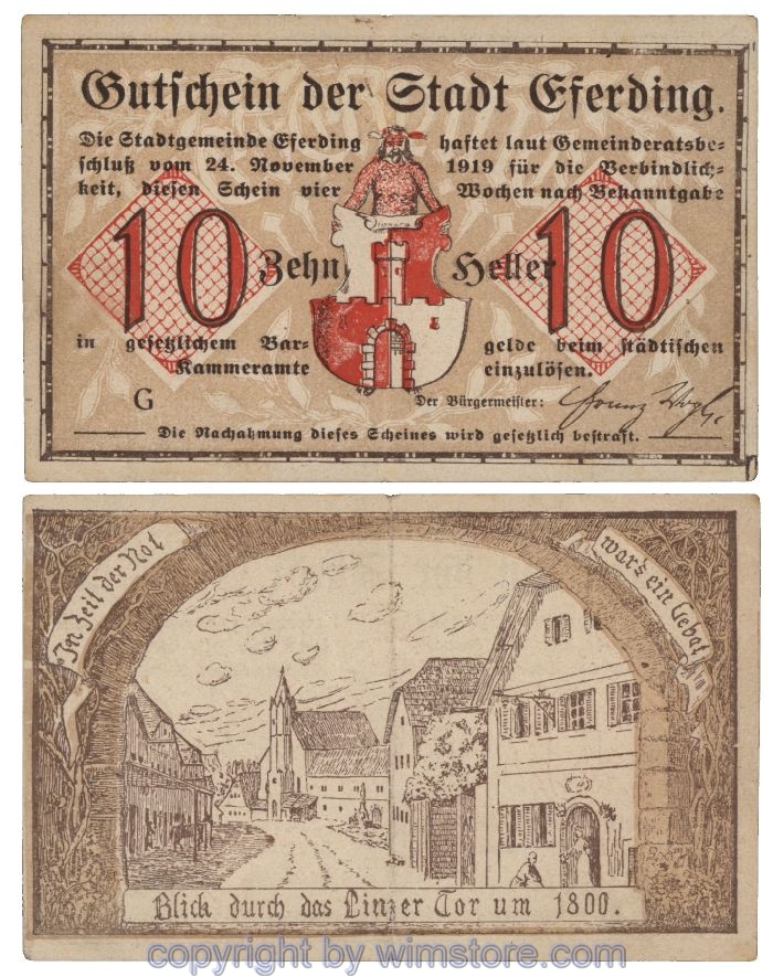 Eferding, G0152I10a, 10 Heller, G; 2