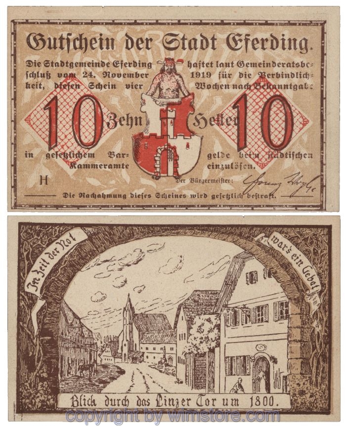 Eferding, G0152I10a, 10 Heller, H; 1-