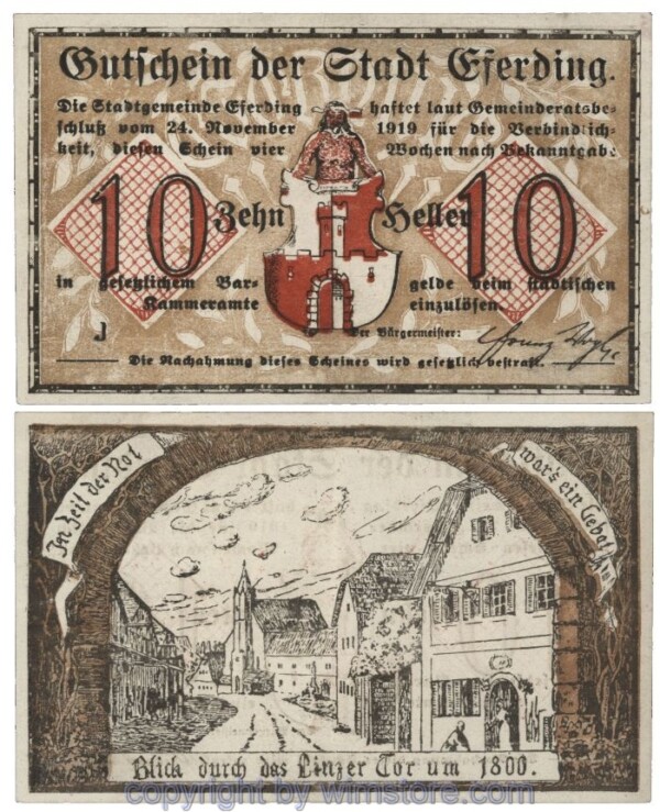 Eferding, G0152I10a, 10 Heller, J; 3