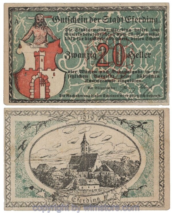 Eferding, G0152I20a, 20 Heller, A; 3