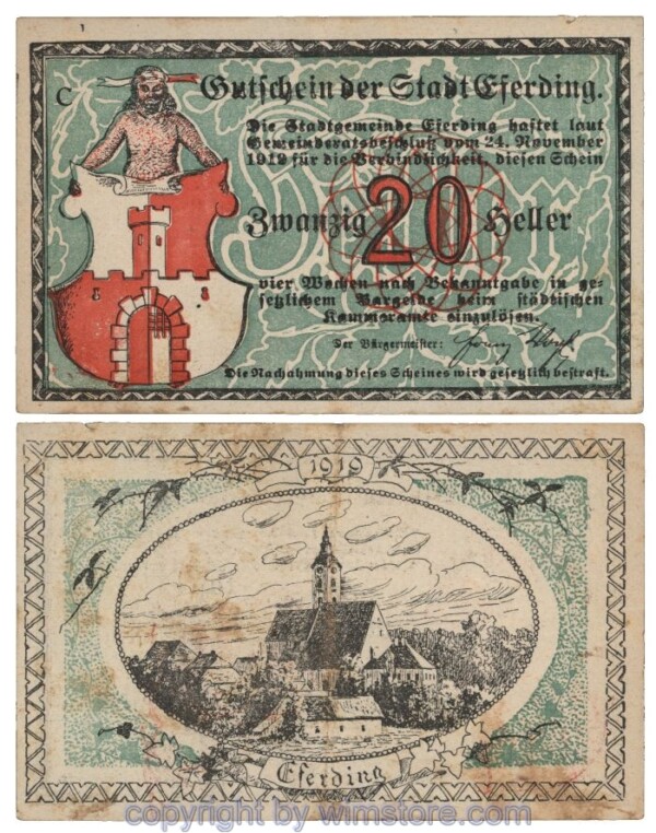 Eferding, G0152I20a, 20 Heller, C; 2