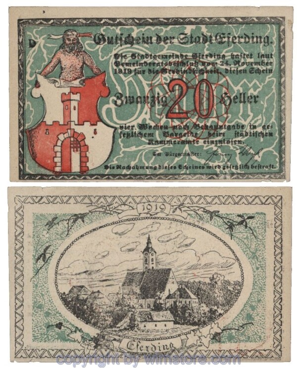 Eferding, G0152I20a, 20 Heller, D; 2