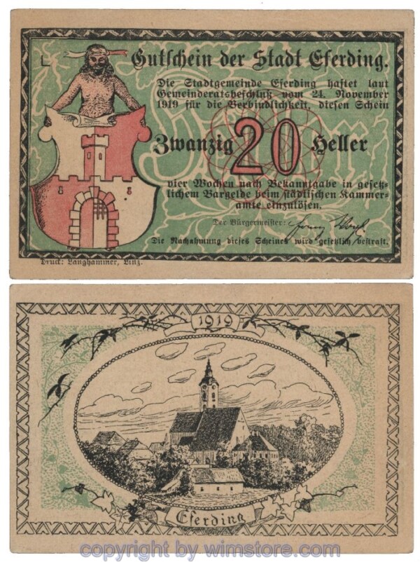 Eferding, G0152I20a, 20 Heller, L; 3