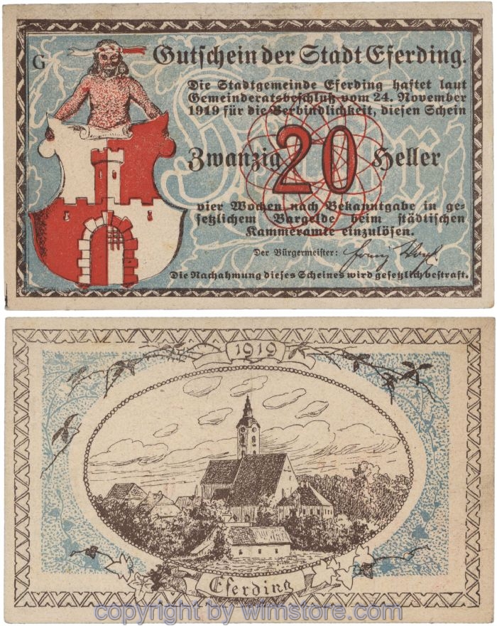 Eferding, G0152I20b, 20 Heller, G; 2