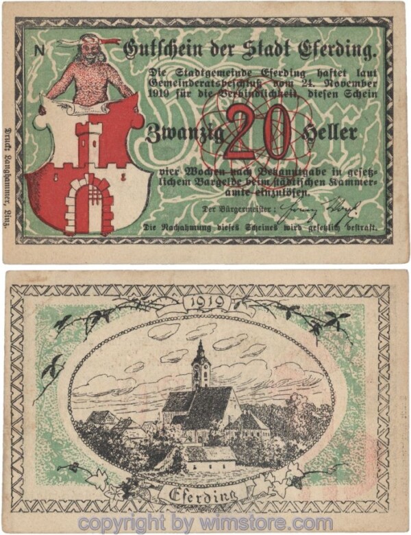 Eferding, G0152I20b, 20 Heller, N; 2