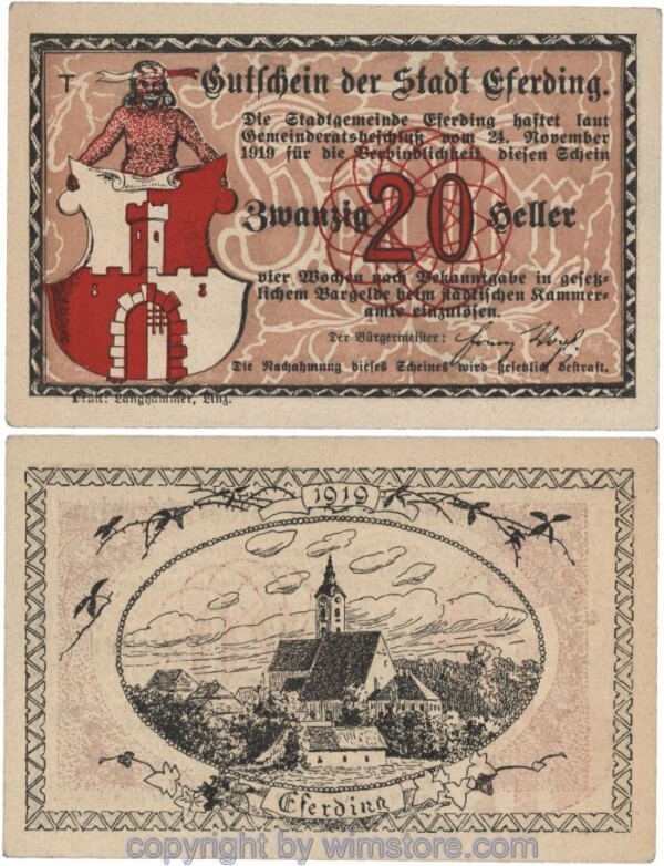 Eferding, G0152I20b, 20 Heller, T; 2