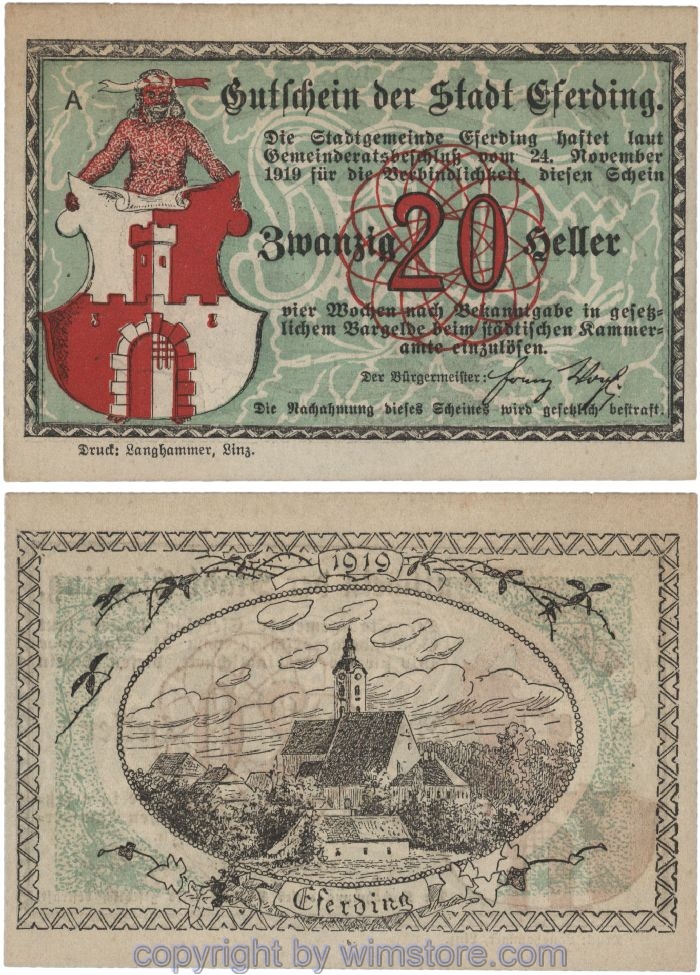 Eferding, G0152I20d, 20 Heller, A; 2