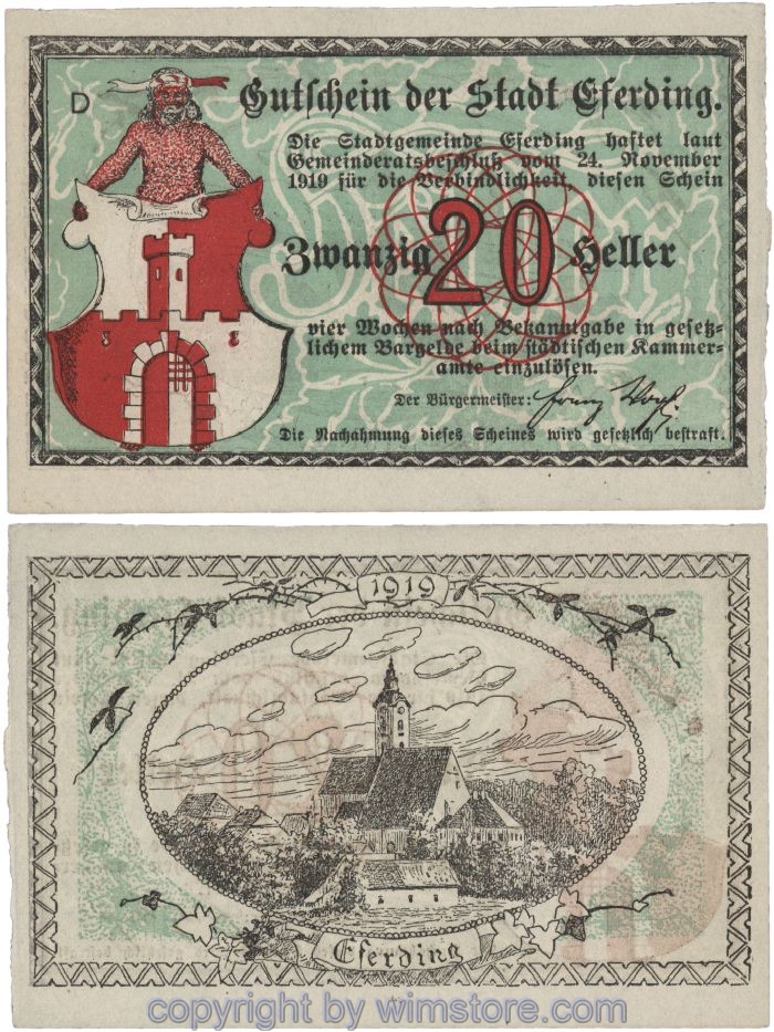 Eferding, G0152I20d, 20 Heller, D; 1