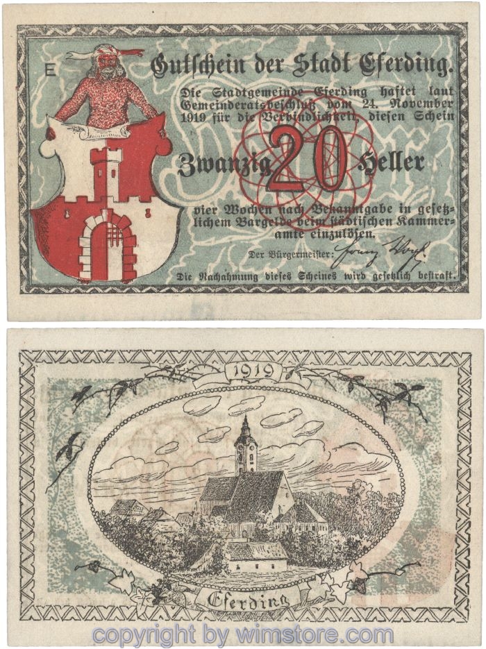 Eferding, G0152I20d, 20 Heller, E; 2