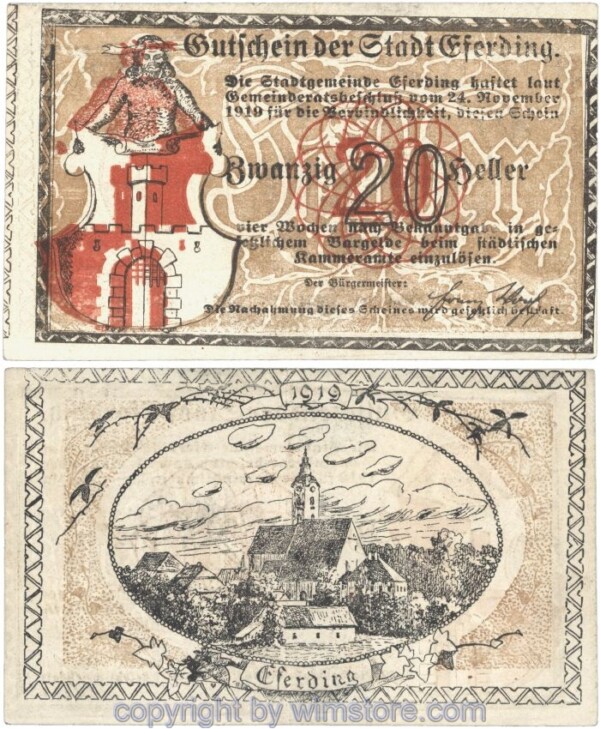 Eferding, G0152I20dA, 20 Heller, J; 1