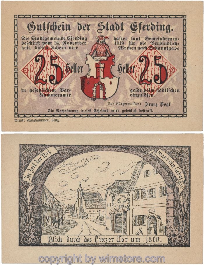 Eferding, G0152I25fA, 25 Heller; 2