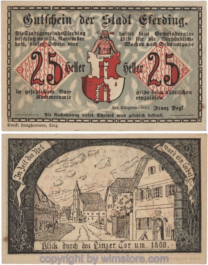 Eferding, G0152I25iB, 25 Heller; 2