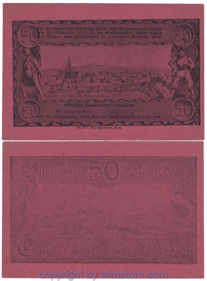 Eferding, G0152I50iA, 50 Heller; 2