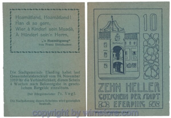 Eferding, G0152II10Abda, 10 Heller; 2