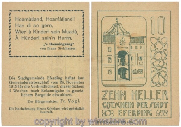Eferding, G0152II10Baad, 10 Heller; 2