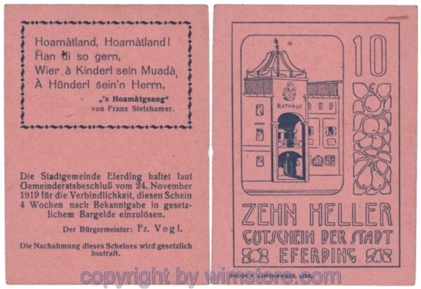 Eferding, G0152II10Bcaa, 10 Heller; 1-2