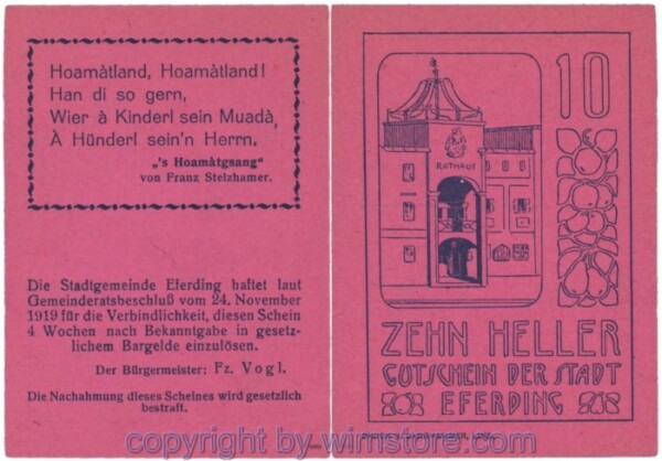 Eferding, G0152II10Bdaa, 10 Heller; 1-