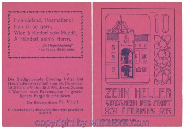 Eferding, G0152II10Bdaa, 10 Heller; 1-2