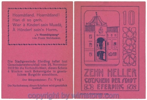 Eferding, G0152II10Bdaa, 10 Heller; 2