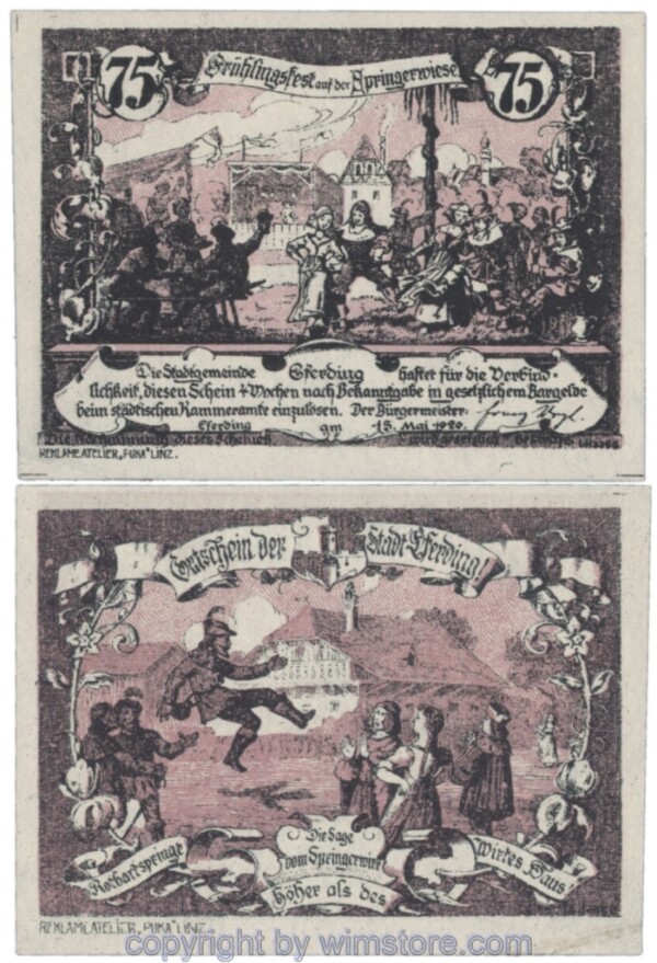 Eferding, G0152IV, 75 Heller; 1