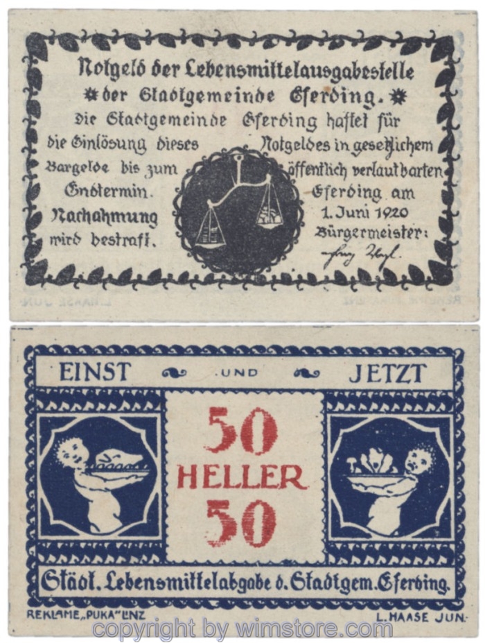 sn103274 Eferding, G0152Va, 50 Heller; 2
