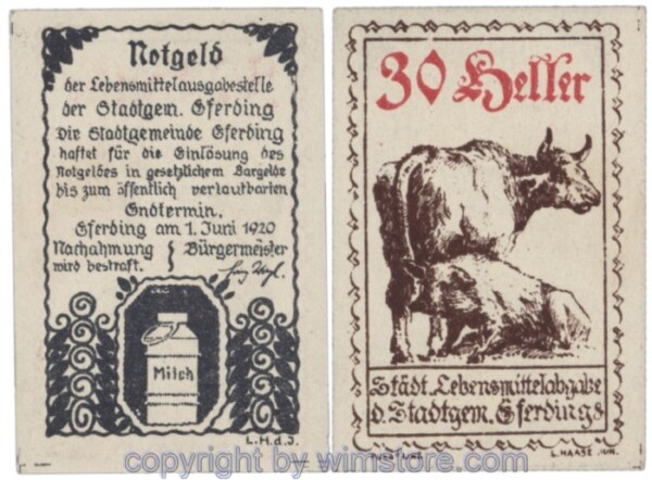Eferding, G0152Vb, 30 Heller; 1