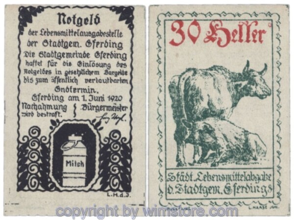 Eferding, G0152Vc, 30 Heller; 1