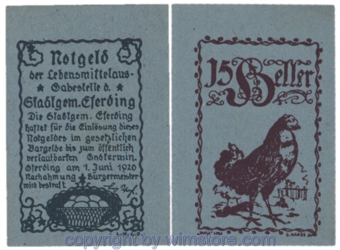 Eferding, G0152Vd, 15 Heller; 1