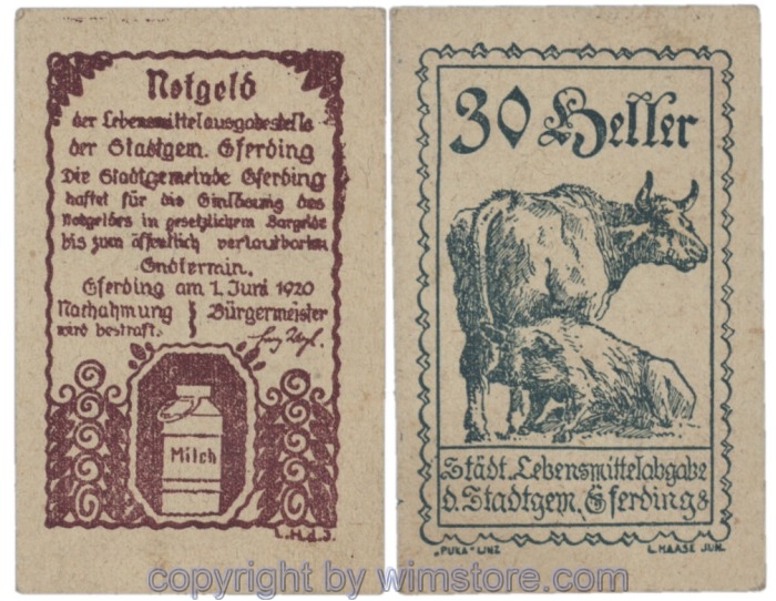 Eferding, G0152Vf, 30 Heller; 1-