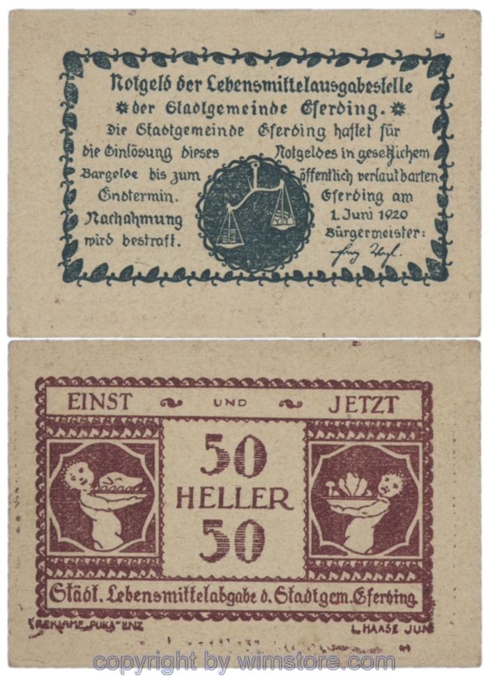 Eferding, G0152Vg, 50 Heller; 1