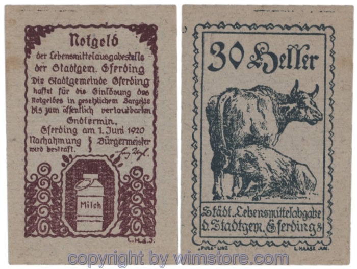 Eferding, G0152Vh, 30 Heller; 1-