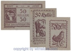Eferding, G0152Vj, Serie 15, 30, 50 Heller; 1