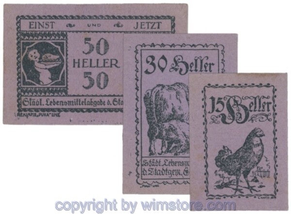 Eferding, G0152Vo, Serie 15, 30, 50 Heller; 2