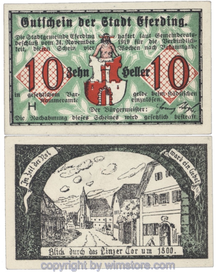 Eferding, G0152VI10H, 10 Heller; 1